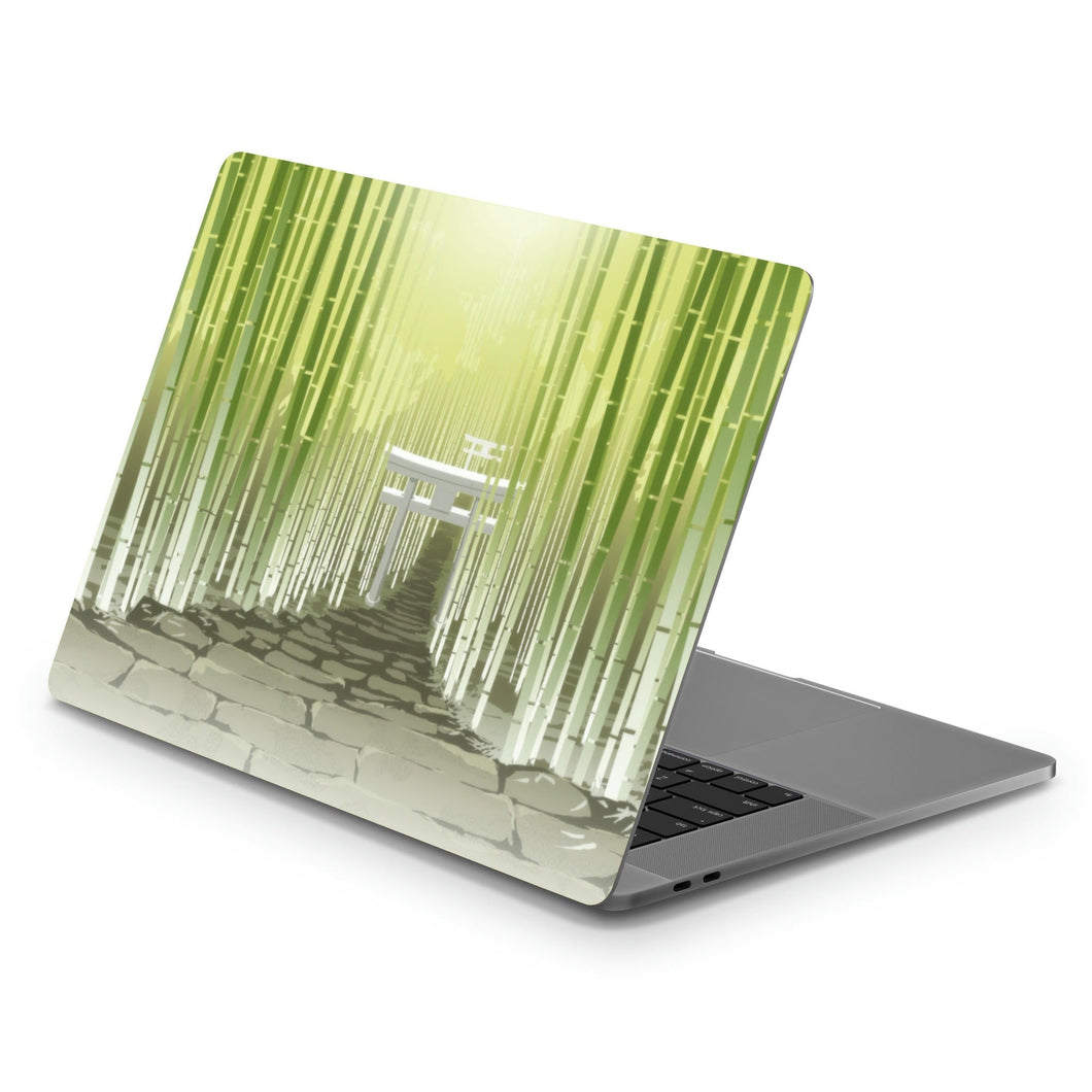 Bamboo Road Macbook Skin