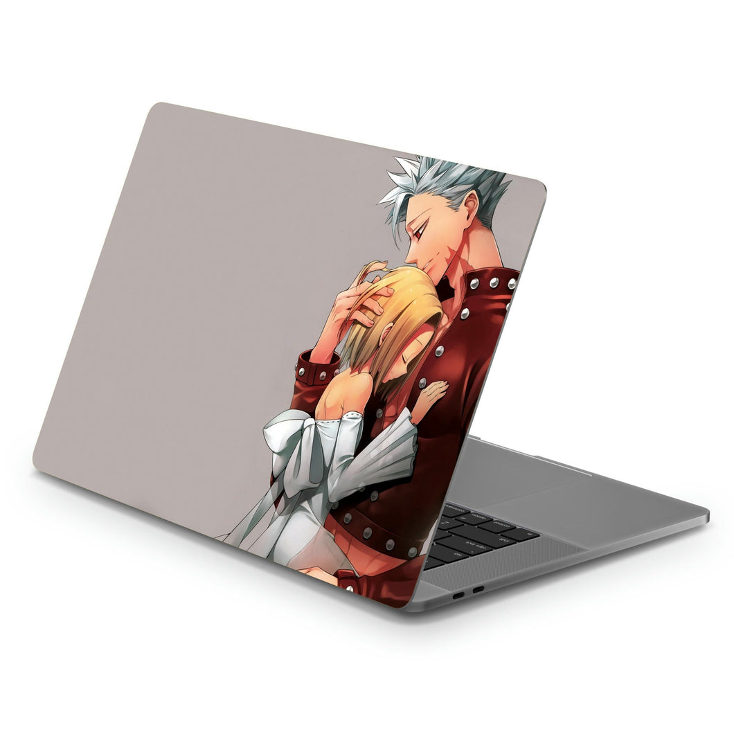 Ban and his Elaine  Macbook Skin