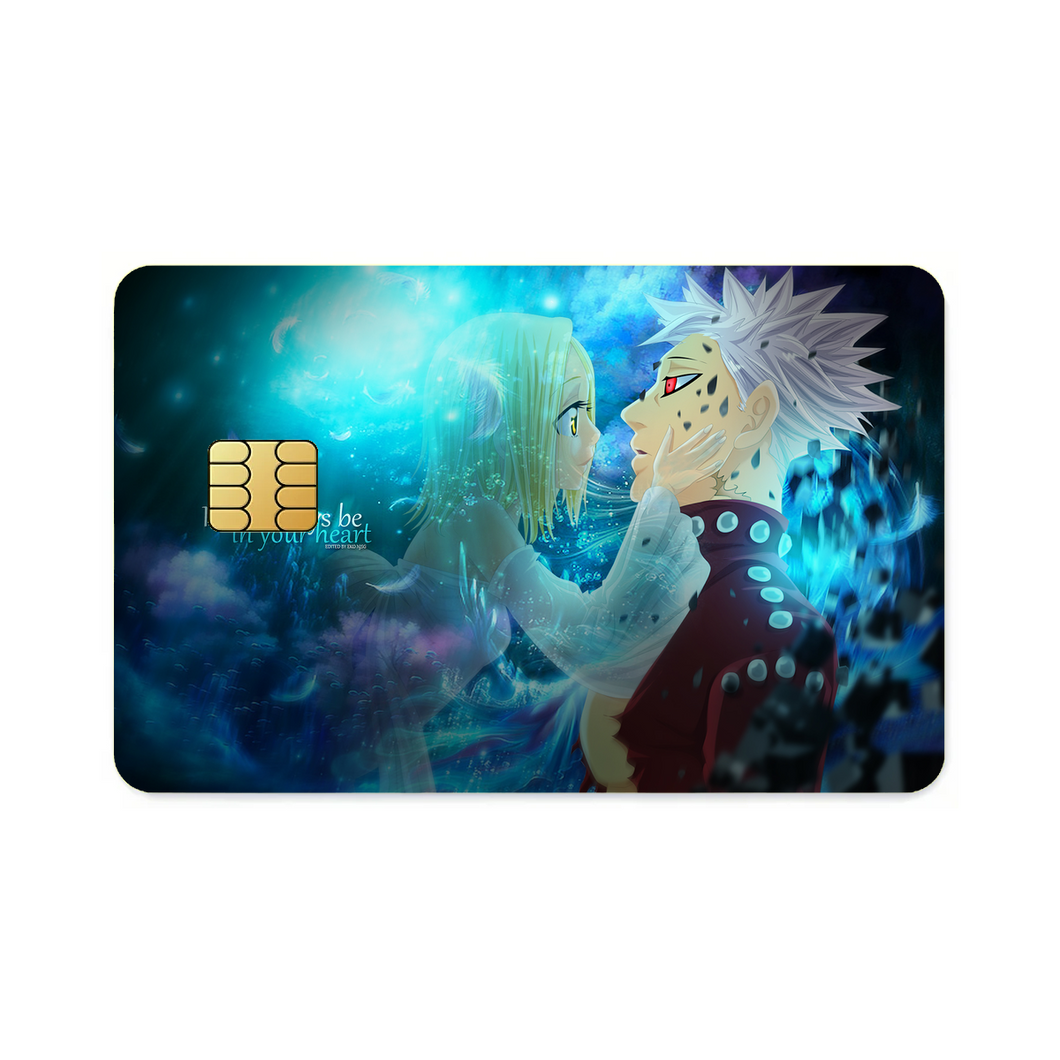 Ban and his precious Elaine  Credit Card Skins (4-in-1 Pack)