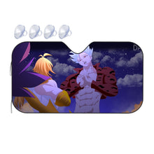 Load image into Gallery viewer, Ban Vs Meliodas ( Demon King)  Car Sunshade
