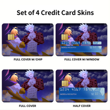 Load image into Gallery viewer, Ban Vs Meliodas ( Demon King)  Credit Card Skins (4-in-1 Pack)
