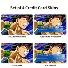 Load image into Gallery viewer, Bardock  Credit Card Skins (4-in-1 Pack)
