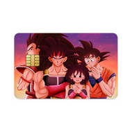 Bardock, Gine, Goku and Raditz  Credit Card Skins (4-in-1 Pack)