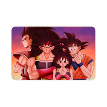 Load image into Gallery viewer, Bardock, Gine, Goku and Raditz  Credit Card Skins (4-in-1 Pack)
