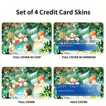 Load image into Gallery viewer, Bathing  Credit Card Skins (4-in-1 Pack)
