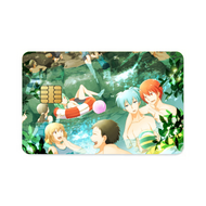 Bathing  Credit Card Skins (4-in-1 Pack)