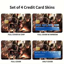 Load image into Gallery viewer, Battle  Credit Card Skins (4-in-1 Pack)
