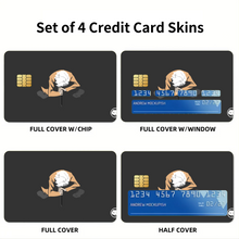 Load image into Gallery viewer, Bell Cranel - Final Boss Defeat  Credit Card Skins (4-in-1 Pack)
