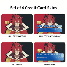 Load image into Gallery viewer, Benimaru - Tensei shitara Slime Datta Ken Minimalist  Credit Card Skins (4-in-1 Pack)
