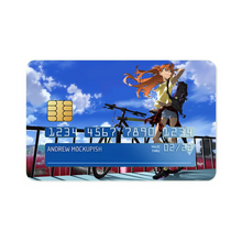 Load image into Gallery viewer, Biking Asuka  Credit Card Skins (4-in-1 Pack)
