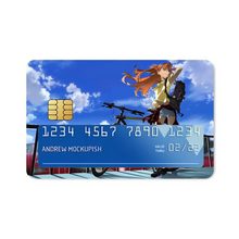 Load image into Gallery viewer, Biking Asuka  Credit Card Skins (4-in-1 Pack)
