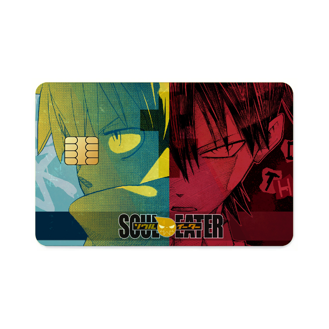 Black and Death  Credit Card Skins (4-in-1 Pack)
