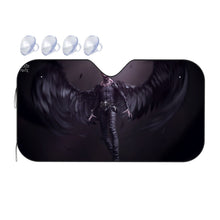 Load image into Gallery viewer, Black Angel  Car Sunshade
