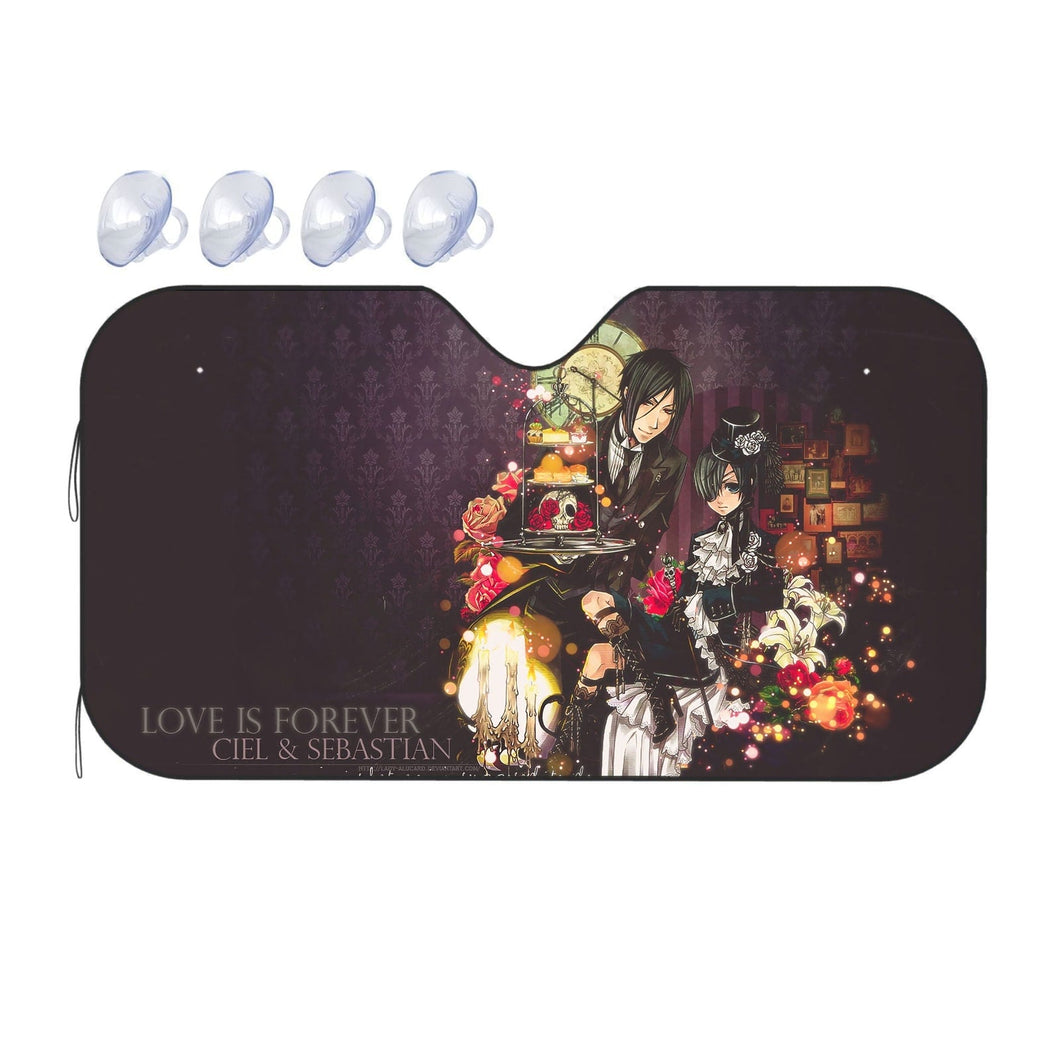 Black Butler  Car Sunshade