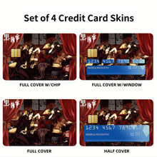 Load image into Gallery viewer, Black Butler  Credit Card Skins (4-in-1 Pack)

