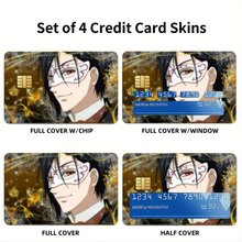 Load image into Gallery viewer, Black Butler  Credit Card Skins (4-in-1 Pack)
