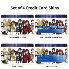 Load image into Gallery viewer, Black Butler  Credit Card Skins (4-in-1 Pack)

