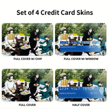 Load image into Gallery viewer, Black Butler  Credit Card Skins (4-in-1 Pack)

