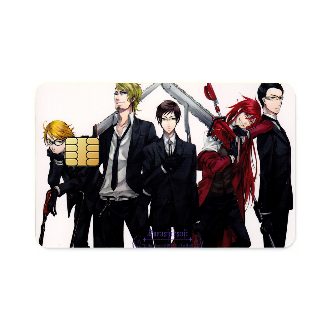 Black Butler  Credit Card Skins (4-in-1 Pack)