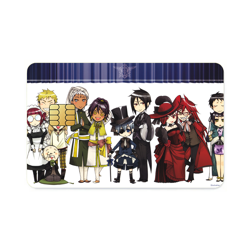 Black Butler  Credit Card Skins (4-in-1 Pack)