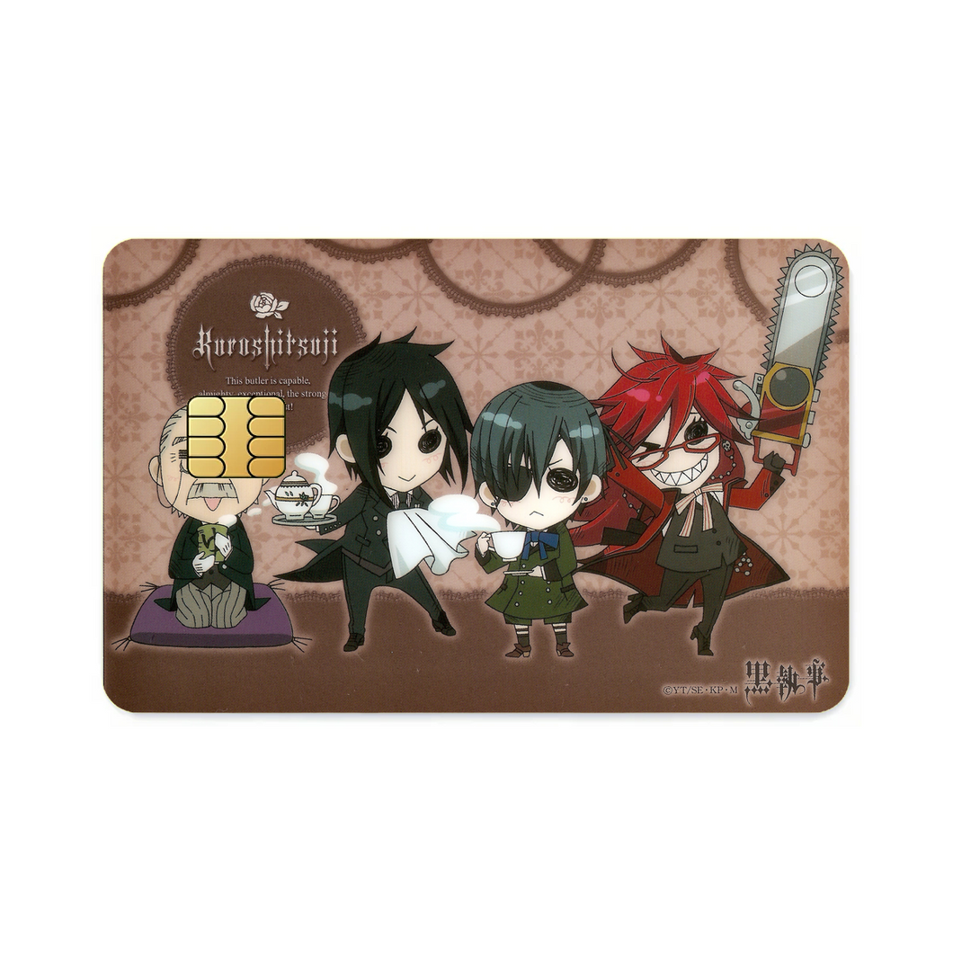 Black Butler  Credit Card Skins (4-in-1 Pack)