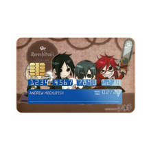 Load image into Gallery viewer, Black Butler  Credit Card Skins (4-in-1 Pack)
