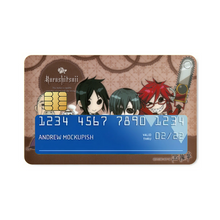 Load image into Gallery viewer, Black Butler  Credit Card Skins (4-in-1 Pack)
