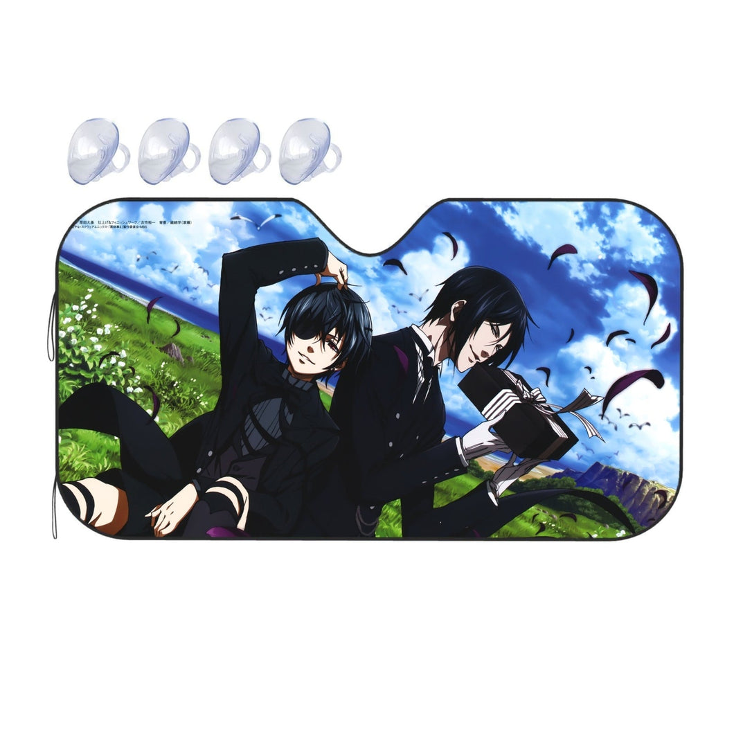 Black Butler Sebastian Michaelis, Ciel Phantomhive  Car Sunshade
