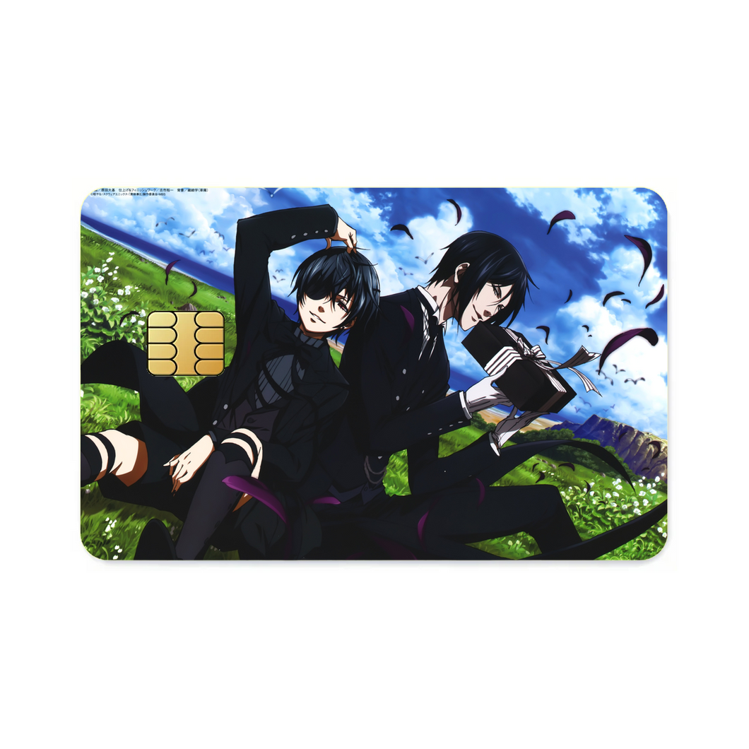 Black Butler Sebastian Michaelis, Ciel Phantomhive  Credit Card Skins (4-in-1 Pack)