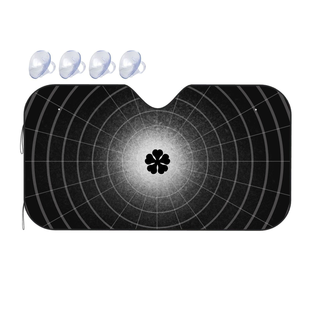 Black Clover : 5 Leaf Clover Demon  Car Sunshade