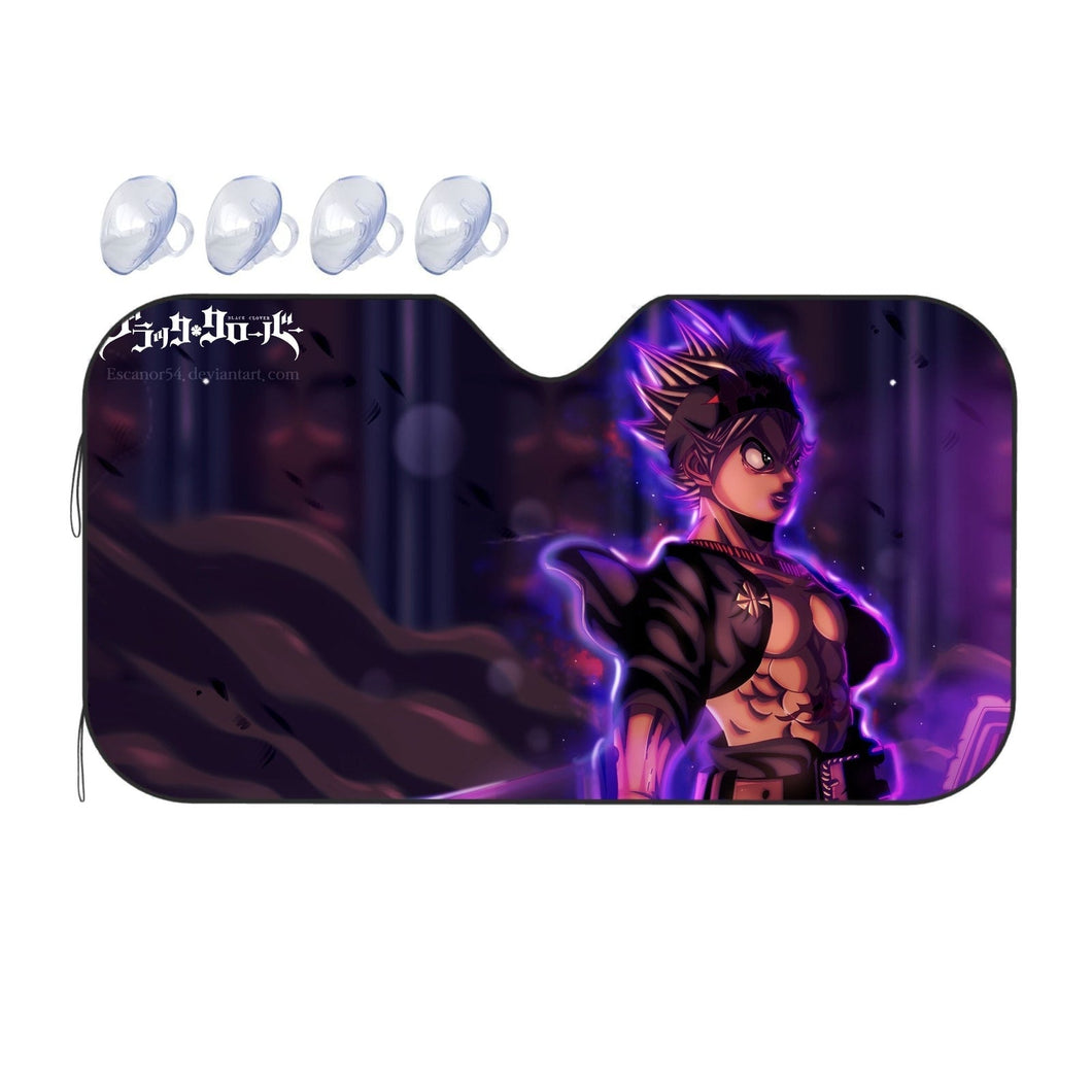 Black Clover Asta  Car Sunshade