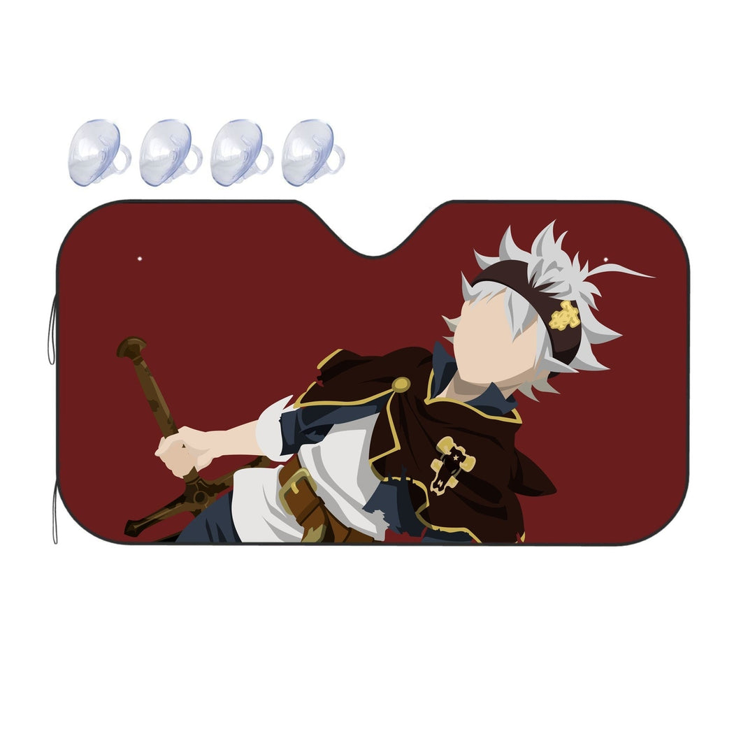 Black Clover Asta  Car Sunshade