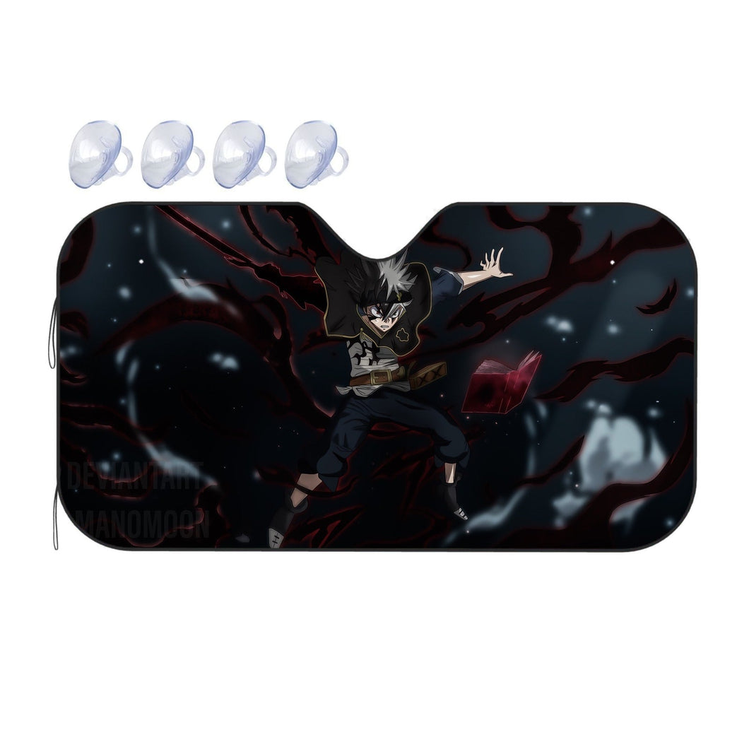 Black Clover Asta  Car Sunshade