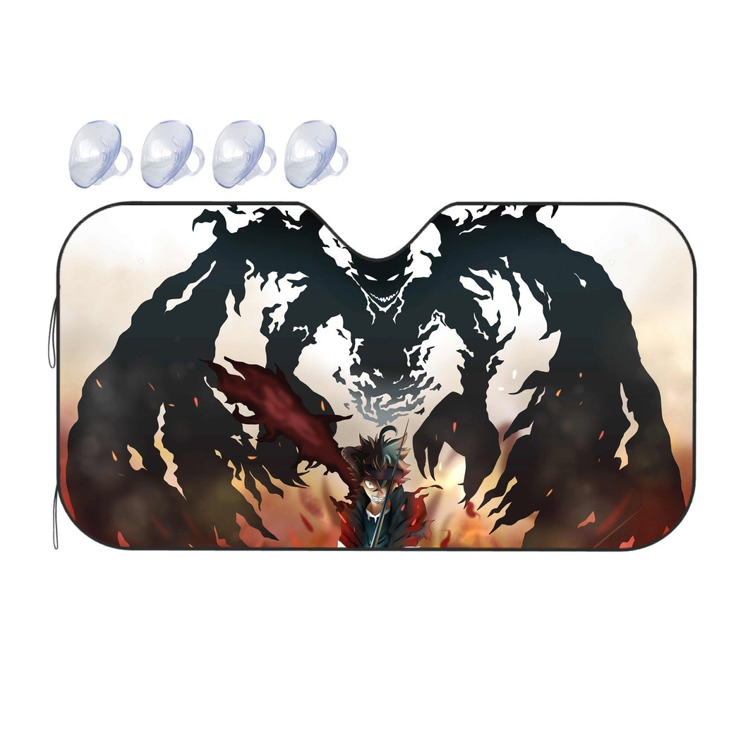Black Clover Asta  Car Sunshade