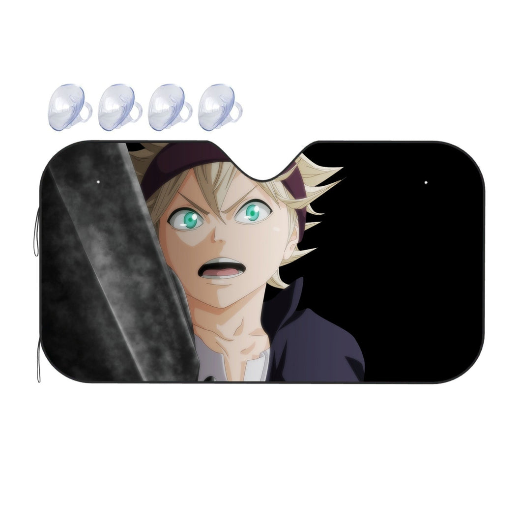 Black Clover Asta  Car Sunshade