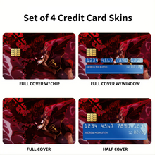 Load image into Gallery viewer, Black Clover Asta  Credit Card Skins (4-in-1 Pack)
