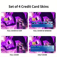 Load image into Gallery viewer, Black Clover Asta  Credit Card Skins (4-in-1 Pack)
