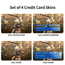 Load image into Gallery viewer, Black Clover Asta  Credit Card Skins (4-in-1 Pack)
