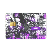 Load image into Gallery viewer, Black Clover Asta  Credit Card Skins (4-in-1 Pack)
