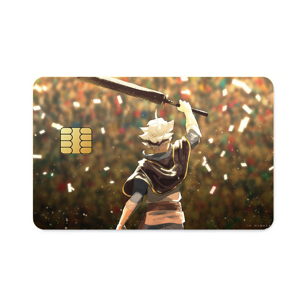 Black Clover Asta  Credit Card Skins (4-in-1 Pack)