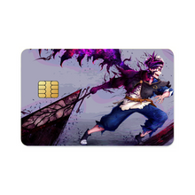 Load image into Gallery viewer, Black Clover Asta  Credit Card Skins (4-in-1 Pack)
