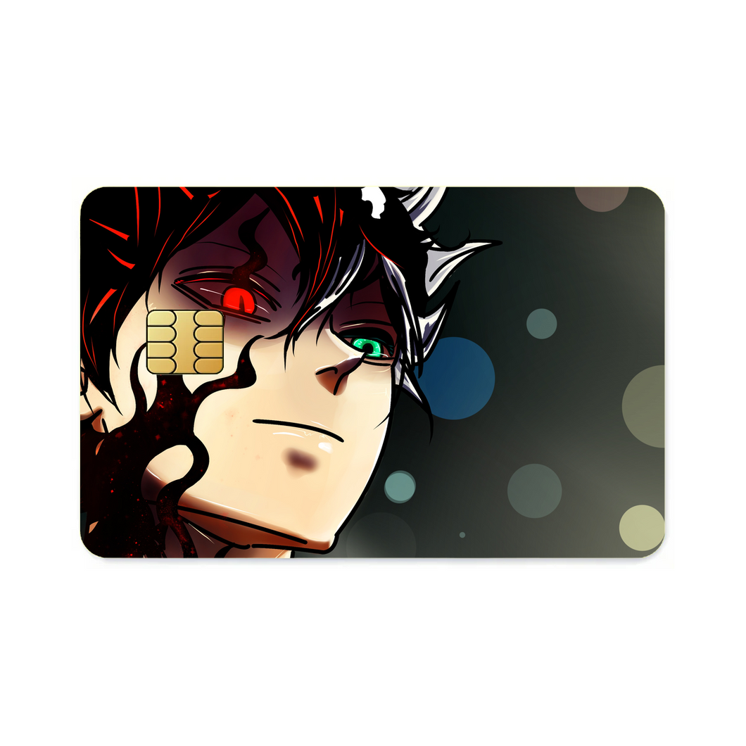 Black Clover Asta  Credit Card Skins (4-in-1 Pack)