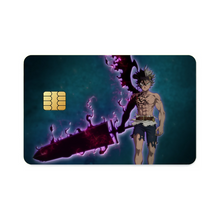 Load image into Gallery viewer, Black Clover Asta  Credit Card Skins (4-in-1 Pack)
