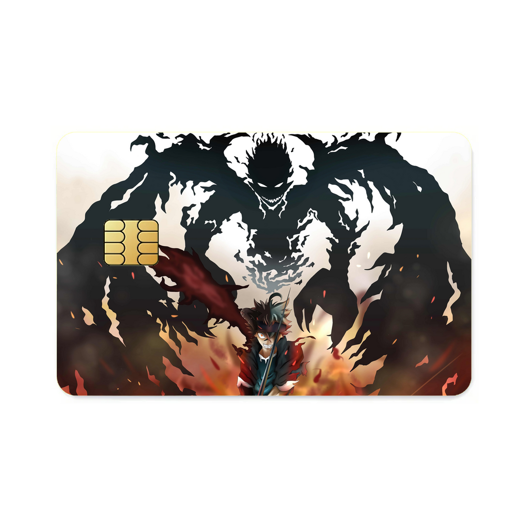 Black Clover Asta  Credit Card Skins (4-in-1 Pack)
