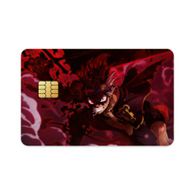 Load image into Gallery viewer, Black Clover Asta  Credit Card Skins (4-in-1 Pack)
