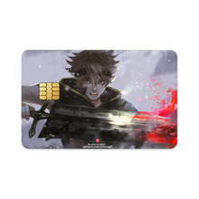 Load image into Gallery viewer, Black Clover Asta  Credit Card Skins (4-in-1 Pack)
