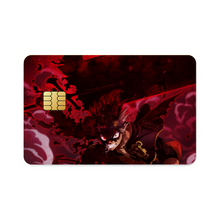 Load image into Gallery viewer, Black Clover Asta  Credit Card Skins (4-in-1 Pack)
