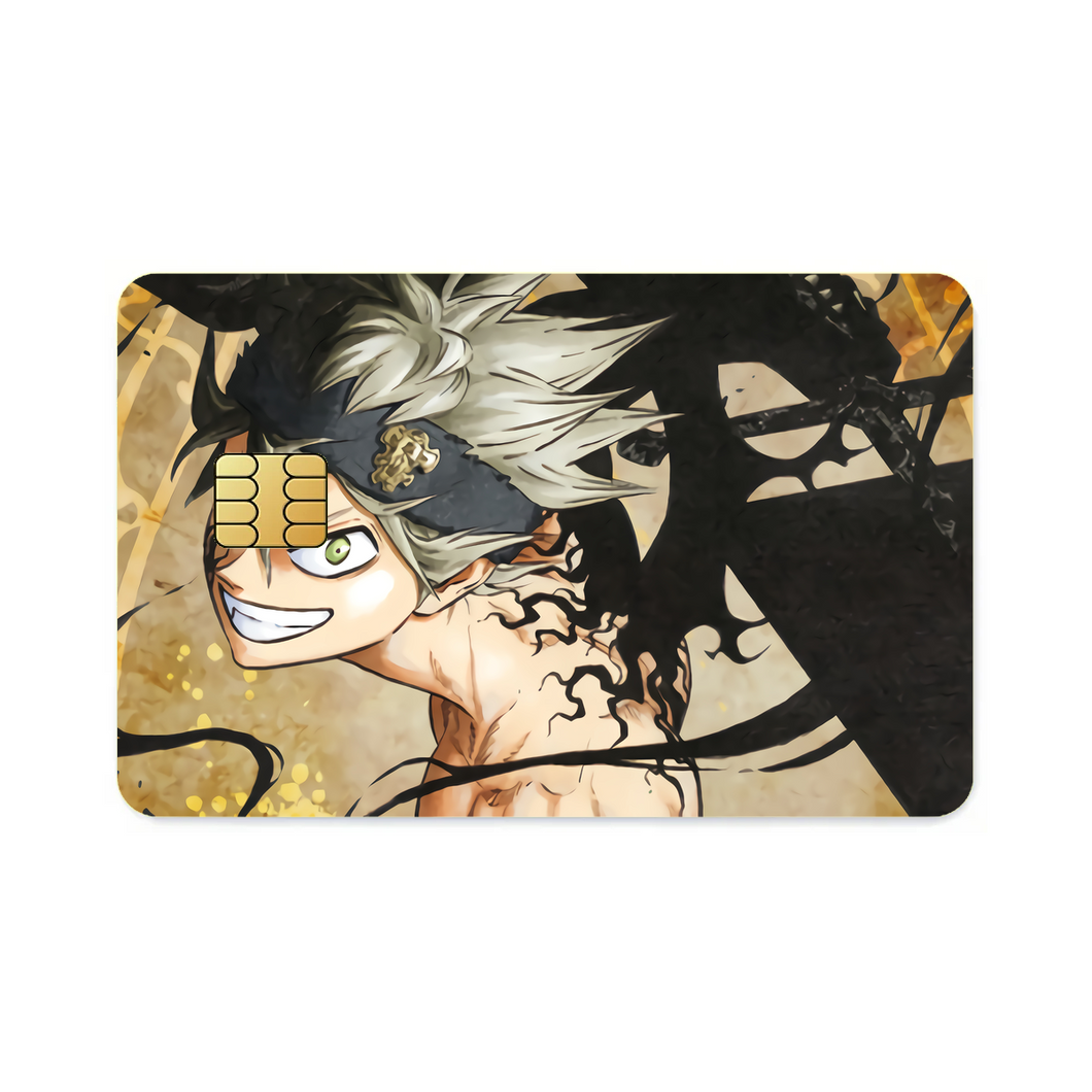 Black Clover Asta  Credit Card Skins (4-in-1 Pack)