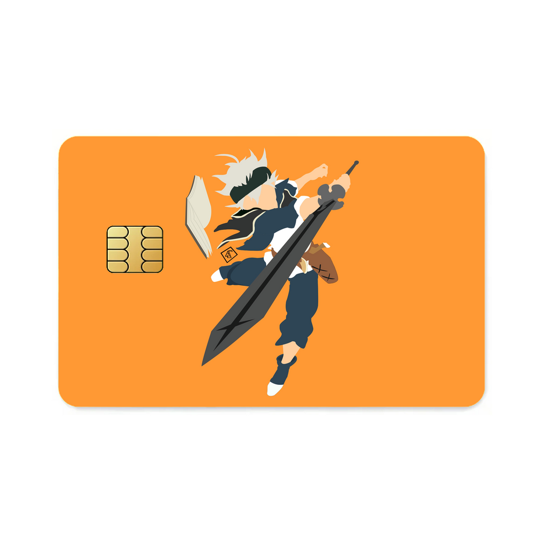 Black Clover Asta  Credit Card Skins (4-in-1 Pack)