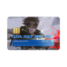 Load image into Gallery viewer, Black Clover Asta  Credit Card Skins (4-in-1 Pack)
